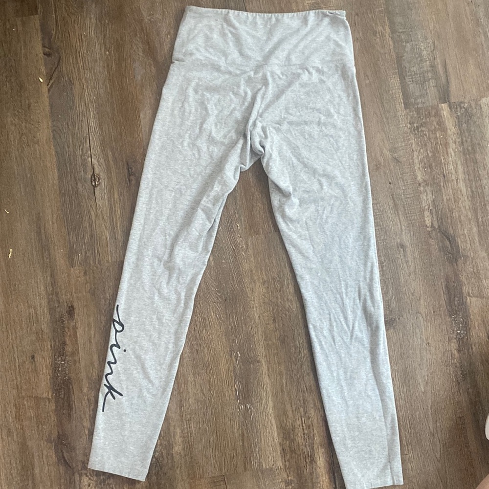 Grey Pink Brand Leggings